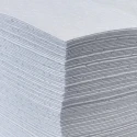 Ecospill Ltd Spill Absorbent Premier Pad for Oil Use, 80L Capacity, 100 Per Pack, White, 500mm x 500mm H0415040