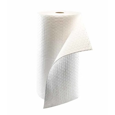 Ecospill Ltd Spill Absorbent Premier Roll for Oil Use 128L Capacity White 40m Length H0408040