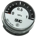 SMC 26 mm Zinc Case Female Thread Male Pressure Gauge 1 MPa G27-10-R1