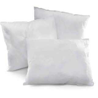 Ecospill Ltd Spill Absorbent Eco Classic Pillow for Oil Use 50L Capacity, White, 400mm x 300mm H2053040