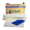 Ecospill Ltd 50 L Chemical Spill Kit Spill Response Kit with Absorbent Pads, Socks, Pillows C1280050
