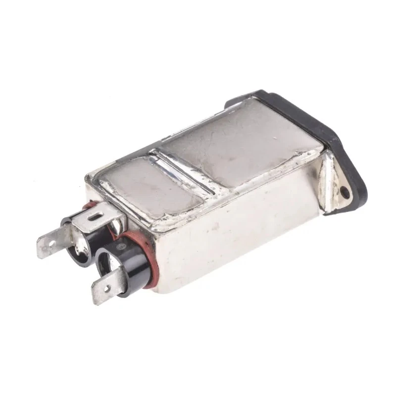 TE Connectivity IEC Filter 250V AC 6A Flange IEC Filter Male Spade 2-6609006-3