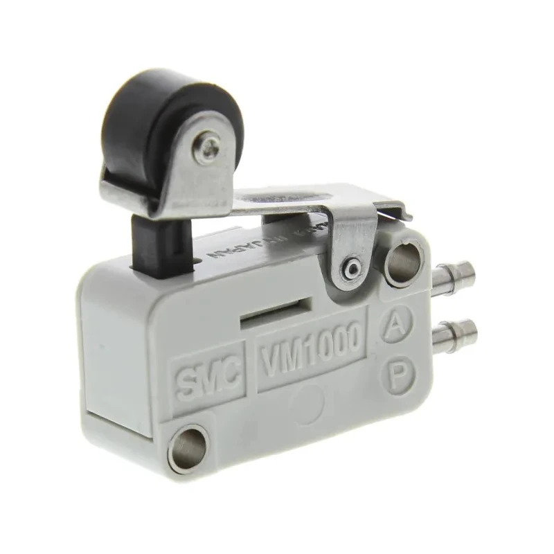 SMC Pneumatic Manual Control Valve Roller Lever VM1000 Series III B 0.8 Mpa 3/2 Function Polybutylene Terephthalate Body 