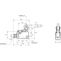 SMC Pneumatic Manual Control Valve Roller Lever VM1000 Series III B 0.8 Mpa 3/2 Function Polybutylene Terephthalate Body 