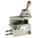 SMC Toggle Lever Pneumatic Manual Control Valve Series, 3/2 Function, Maximum Pressure 0.8 Mpa, Polybutylene VM1000