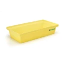 Ecospill Ltd Polyethylene Spill Tray 30 L, Yellow, 600mm x 400mm R3340803