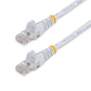 StarTech.com Cat5e Ethernet Cable 2 m Unscreened White PVC Jacket 24AWG Copper Conductor 