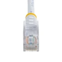 StarTech.com Cat5e Ethernet Cable 2 m Unscreened White PVC Jacket 24AWG Copper Conductor 
