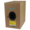 StarTech.com Category 5e Unscreened Ethernet Cable 24 AWG Solid Copper Conductor 305 m Black PVC Jacket Cat5e