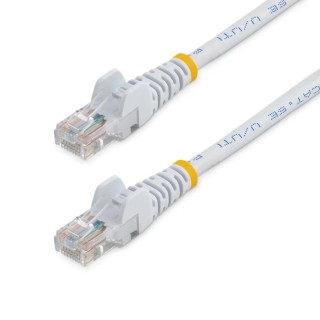 StarTech.com Cat5e Ethernet Cable 7 m Unscreened White PVC 24 AWG Copper Stranded Conductor 