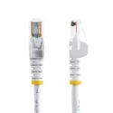 StarTech.com Cat5e Ethernet Cable 7 m Unscreened White PVC 24 AWG Copper Stranded Conductor 