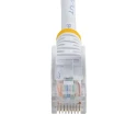 StarTech.com Cat5e Ethernet Cable 7 m Unscreened White PVC 24 AWG Copper Stranded Conductor 