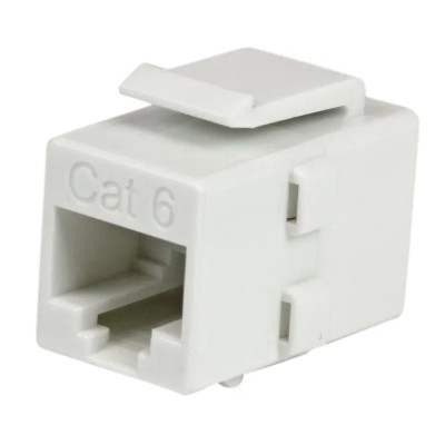 StarTech.com RJ45 Unshielded Cat6 1 Port RJ45 Coupler Connector 32mm x 26mm x 60mm RJ45