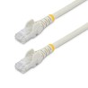 StarTech.com Cat6 Ethernet Cable 4 Core, White, 15 m, Unshielded Unscreened, Snagless PVC