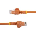 StarTech.com Cat6 Ethernet Patch Cable 4 Core, 2 m, Orange, Unshielded Unscreened, PVC Jacket 