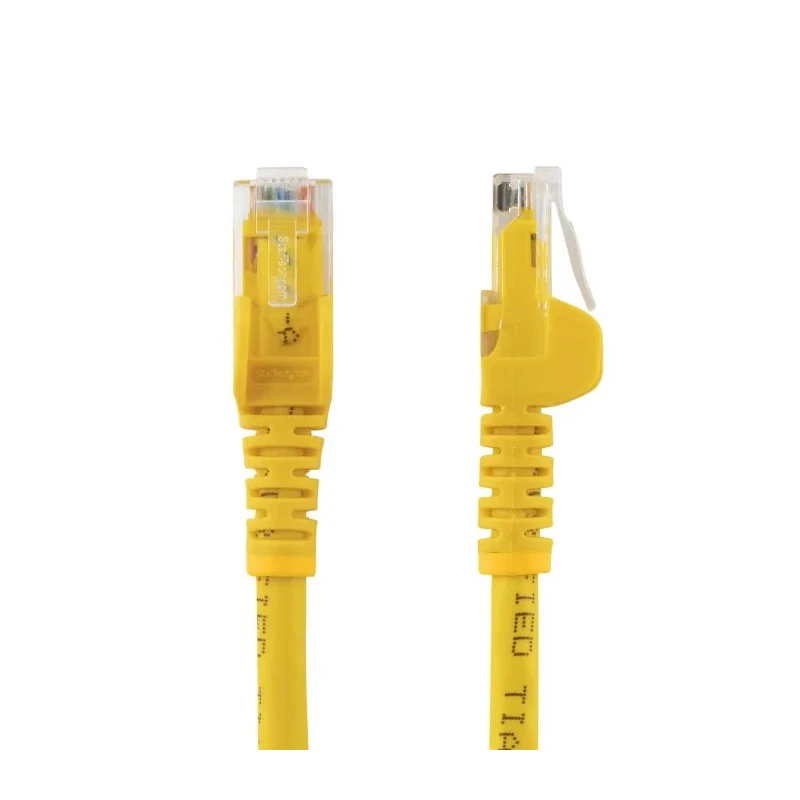 StarTech.com Cat6 Ethernet Patch Cable, 5 m, 4 Core, Unshielded Unscreened, Yellow PVC Jacket N6PATC5MYL