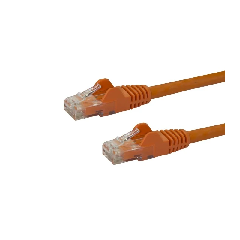 StarTech.com Cat6 Ethernet Cable, Orange, 10 m, Unshielded Unscreened, Snagless PVC N6PATC10MOR