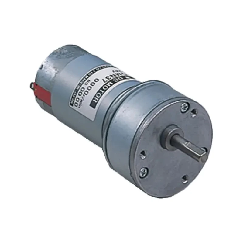 NIDEC ADVANCED MOTOR Brushed Geared DC Geared Motor 12V dc 9.2W 1Nm Torque 52rpm 6.8mm Shaft DMN37K50G72A