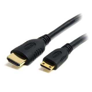 StarTech.com HDACM Series HDMI Cable 500 mm 4K @ 30Hz Male HDMI to Male Mini HDMI Black HDACMM50CM