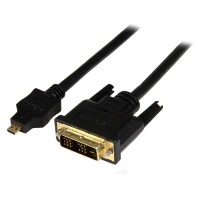 StarTech.com 2 m 1920 x 1200 HDMI Cable Male DVI-D Single Link to Male DVI-D Standard Black HDDDVIMM2M
