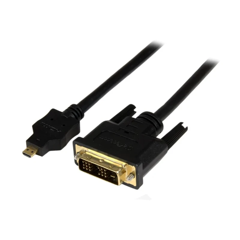StarTech.com 2 m 1920 x 1200 HDMI Cable Male DVI-D Single Link to Male DVI-D Standard Black HDDDVIMM2M
