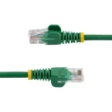 StarTech.com Cat5e Unscreened Ethernet Cable 0.5 m Green PVC Jacket 24AWG Copper Conductor 