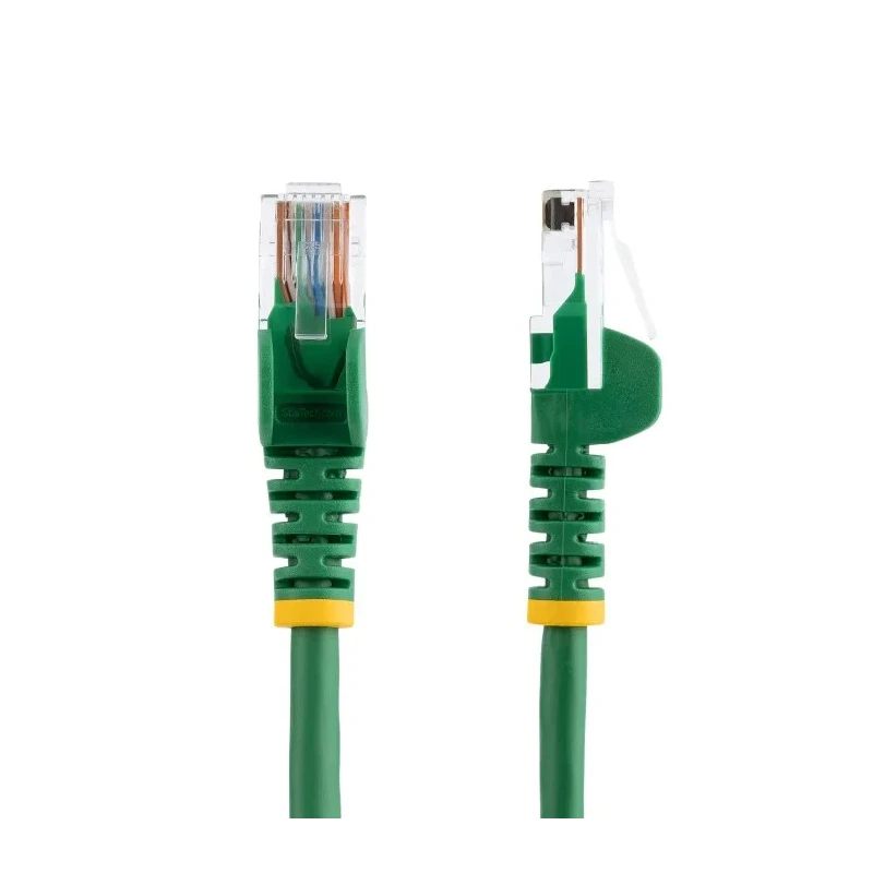 StarTech.com Cat5e Unscreened Ethernet Cable 0.5 m Green PVC Jacket 24AWG Copper Conductor 