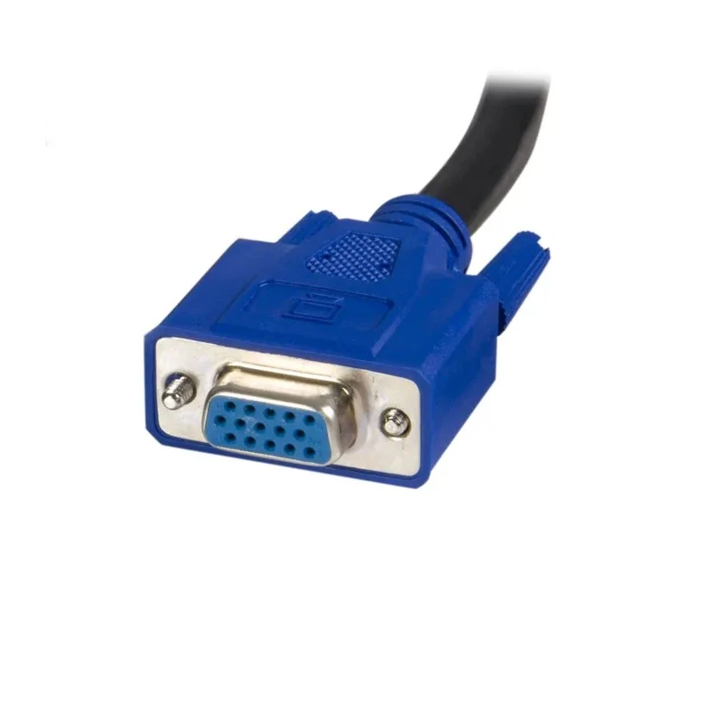 StarTech.com KVM Mixed Cable Assembly USB Type A to Male/Female VGA USB B 4.6m SVUSB2N1_15