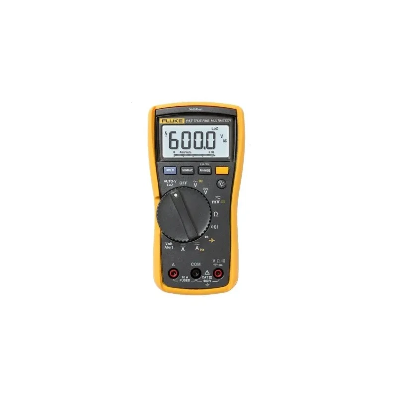 Fluke 117 Multimeter Kit Electrical Maintenance 10A Capacity True-RMS Measurement FLUKE 117/PRV240