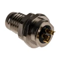 TE Connectivity Circular Connector M8 Series, 4 Contacts, Rear Mount, Plug Male, IP67, 3A, 30V, Solder T4030014041-000