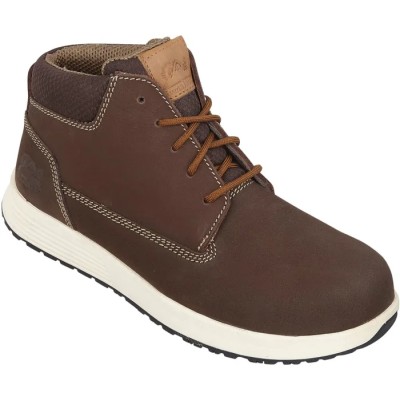 Himalayan Brown Non-Metallic Toe Capped Unisex Safety Boots Size 9 UK EU 42 SRC Slip Resistance Composite Midsole 4411BR090