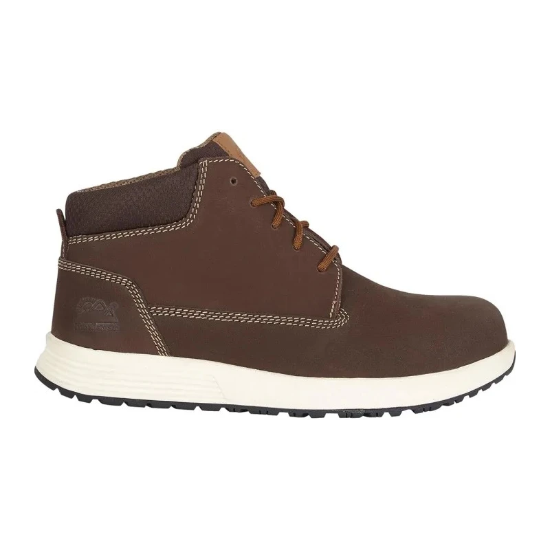Himalayan Brown Non-Metallic Toe Capped Unisex Safety Boots Size 9 UK EU 42 SRC Slip Resistance Composite Midsole 4411BR090
