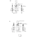 SMC Pneumatic Solenoid Valve Pilot Rc 1/8 Manifold Mount 5 Ports 0.7 Mpa Die Cast Aluminium VZM500