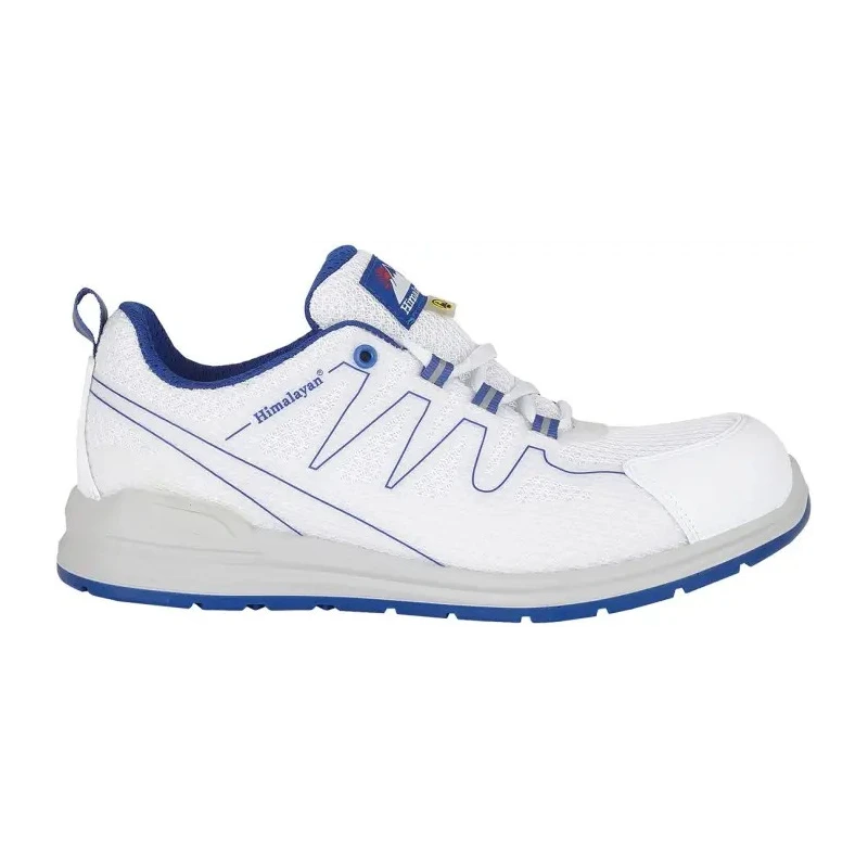 Himalayan Unisex White Non-Metallic Safety Trainer Size EU 51 UK 16, Composite Midsole, Lace Up, Anti-Static, Slip 910CBK100