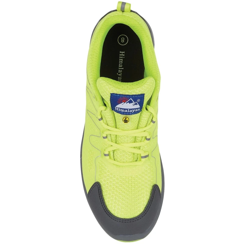 Himalayan Unisex Yellow Non-Metallic Safety Trainer Lace Up Shoe UK 7 EU 41, ESD Composite Midsole Slip Resistant 4332LM070