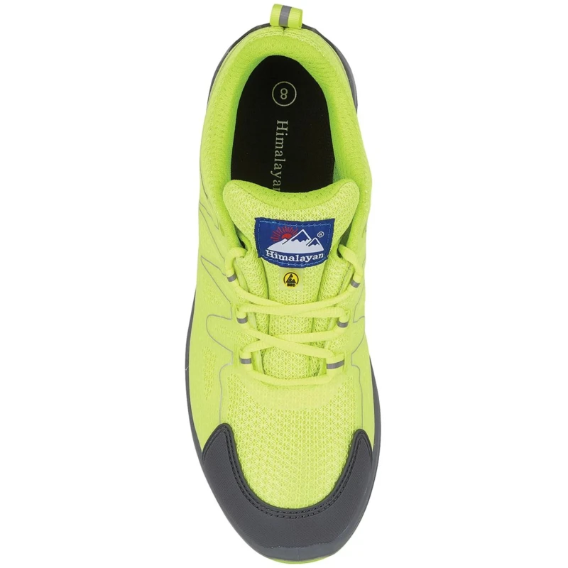 Himalayan Yellow Non-Metallic Safety Trainer Unisex Size UK 6 EU 39 SRC Slip Resistant Composite Midsole ESD 4332LM060