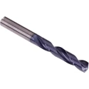 Dormer Solid Carbide Drill Bit 5 mm Diameter, 82 mm Overall Length, 6 mm Cylindrical Shank, TiAlN Finish R4635.0