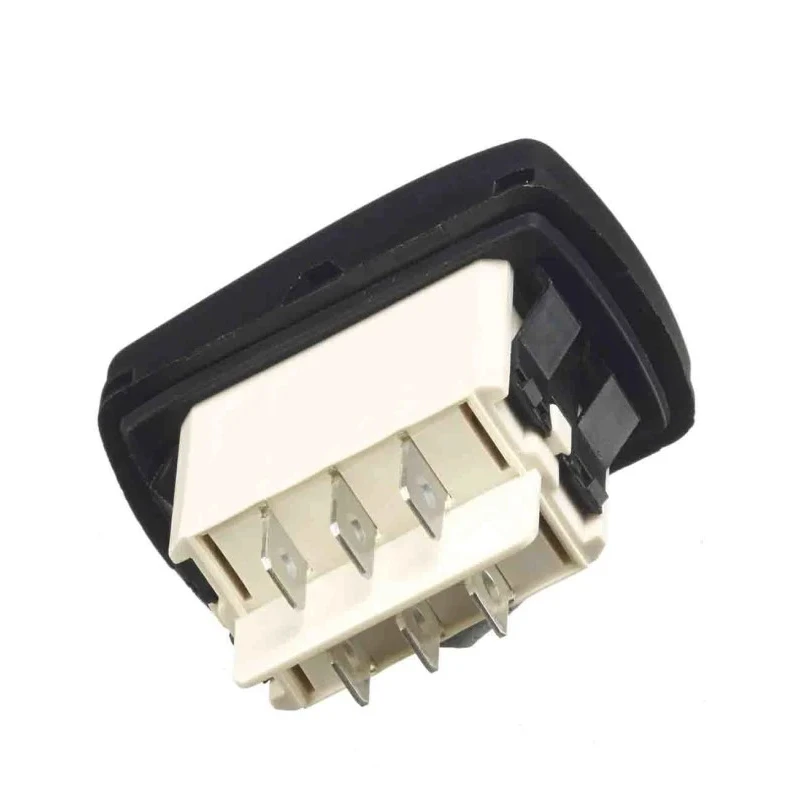APEM SPDT, Latching On-On Rocker Switch Panel Polyamide Housing 5A 24V DC IP69K KH136AAZXXG12N03XX04