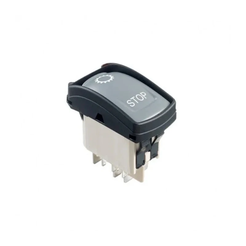 APEM Illuminated DPDT Latching Mom-Off Rocker Switch Panel 5A 24V DC IP69K KH147AAZXXG12N