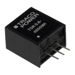 TRACOPOWER Non-Isolated DC-DC Converter Through Hole 5V Output 600mA 9-72V Input TSR 0.6-4850WI