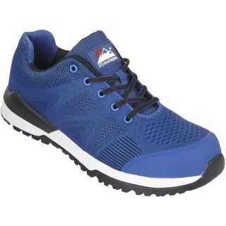 Himalayan Unisex Blue Non-Metallic Safety Trainer Lace Up Slip Resistant Heat Resistant Composite Midsole SRC EN 4310NV100