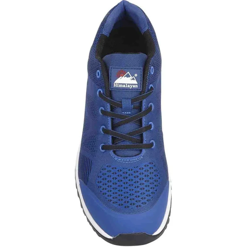 Himalayan Unisex Blue Non-Metallic Safety Trainer Lace Up Slip Resistant Heat Resistant Composite Midsole SRC EN 4310NV100