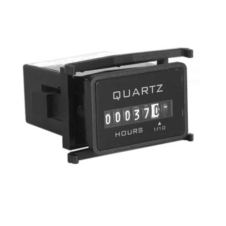 Trumeter 6 Digit Analogue Hour Meter, 264V AC, Quartz Time Based 722-0002
