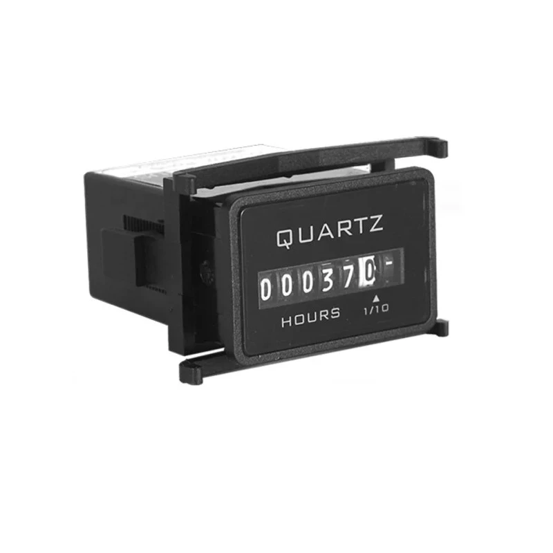 Trumeter 6 Digit Analogue Hour Meter, 264V AC, Quartz Time Based 722-0002