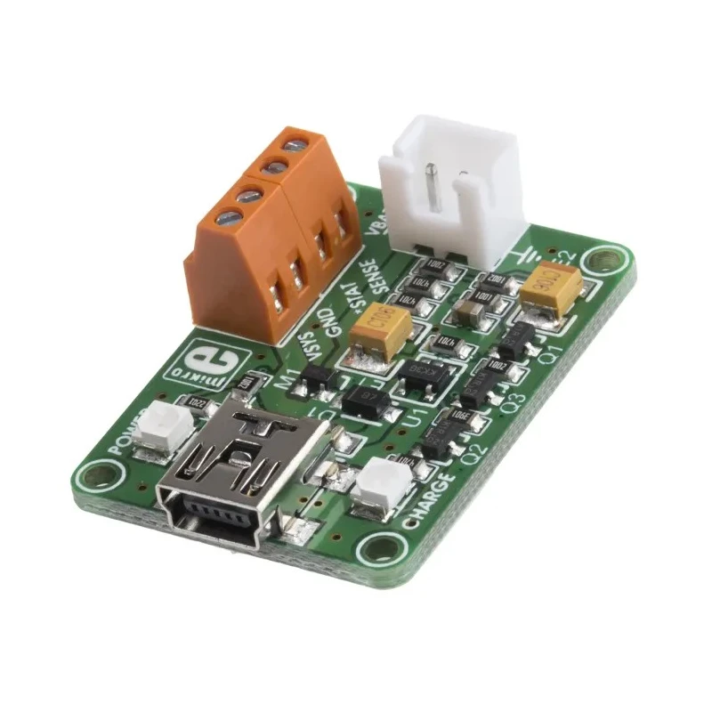 MikroElektronika Power Management Development Kit VOLT USB with MCP73832 Controller MIKROE-1198