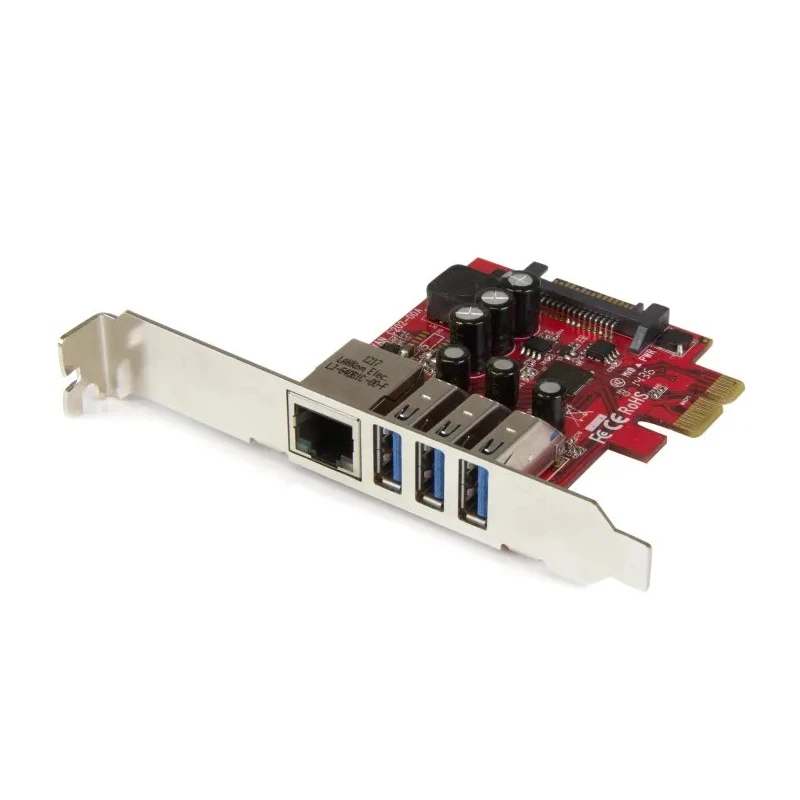 StarTech.com 3 Port USB Card, PCI, USB 3.0, High-Speed Data Transfer, Compact Design PEXUSB3S3GE