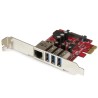 StarTech.com 3 Port USB Card, PCI, USB 3.0, High-Speed Data Transfer, Compact Design PEXUSB3S3GE