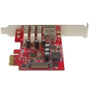 StarTech.com 3 Port USB Card, PCI, USB 3.0, High-Speed Data Transfer, Compact Design PEXUSB3S3GE