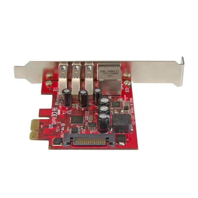 StarTech.com 3 Port USB Card, PCI, USB 3.0, High-Speed Data Transfer, Compact Design PEXUSB3S3GE