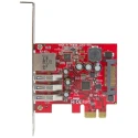 StarTech.com 3 Port USB Card, PCI, USB 3.0, High-Speed Data Transfer, Compact Design PEXUSB3S3GE